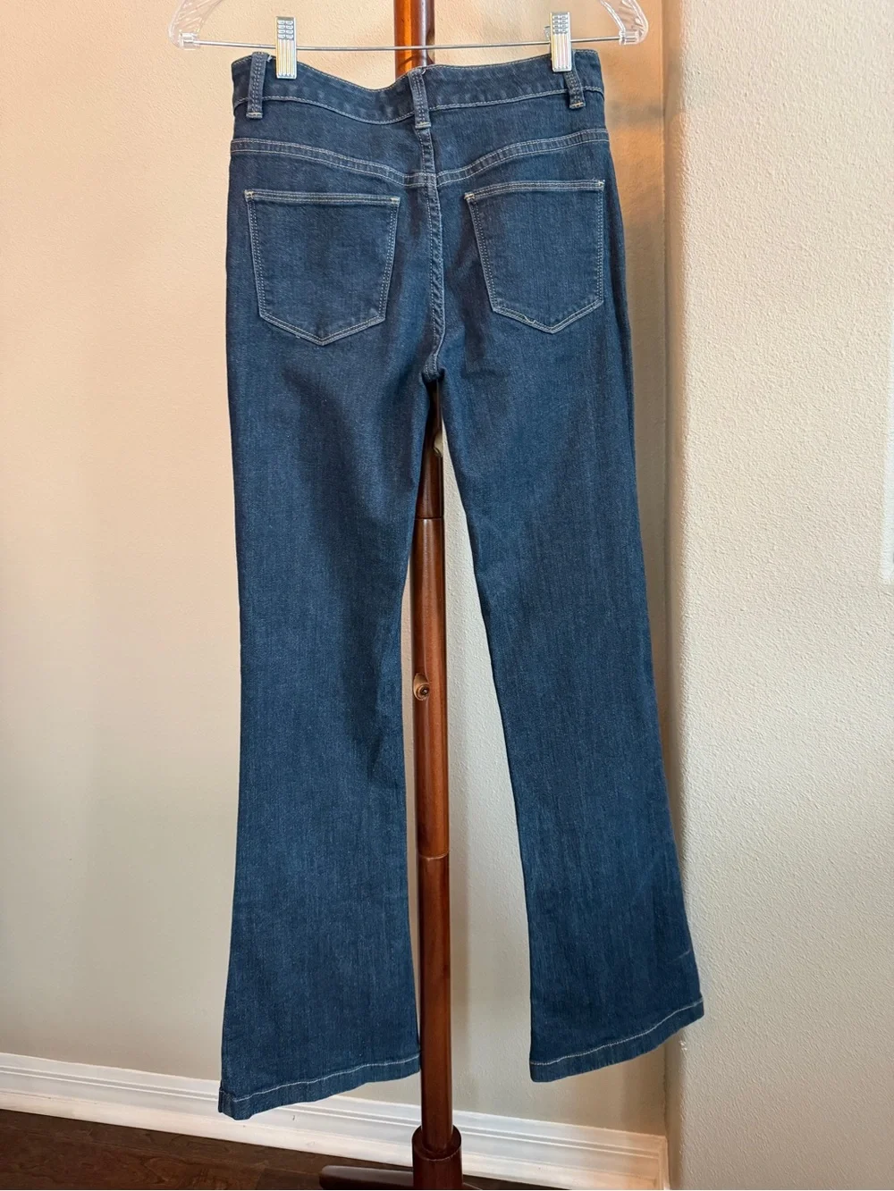 The Limited High Waist Flare Jeans - Dark Indigo